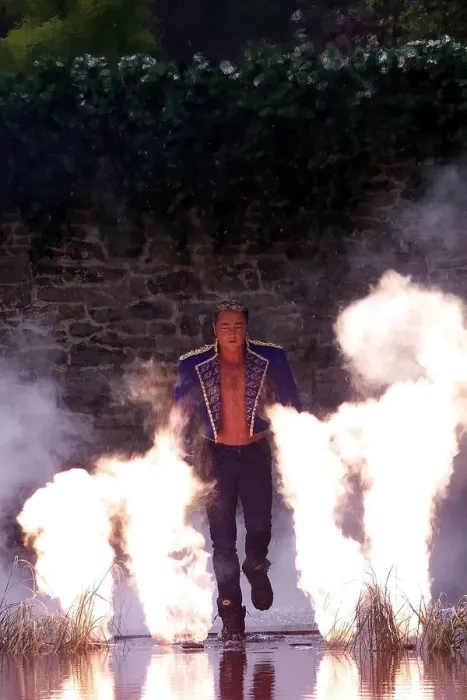 Framed Print : MICHAEL FLATLEY FEET OF FLAMES WORLD TOUR IN COLOGNE TODAY