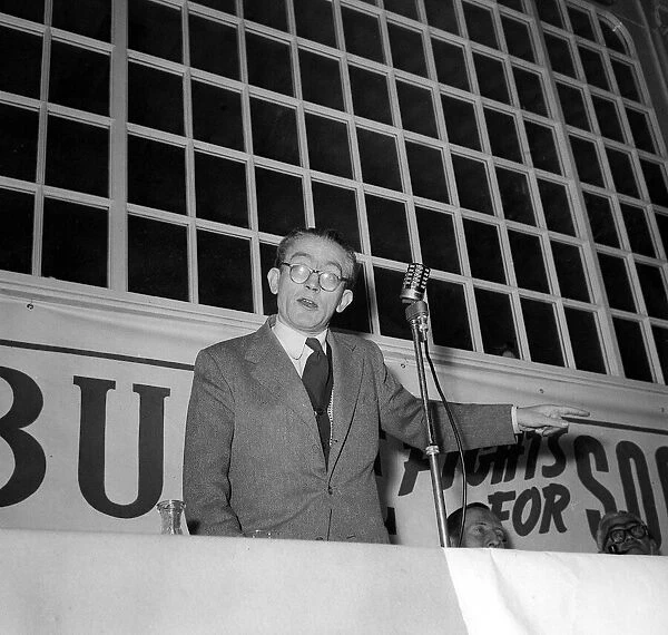 Michael Foot at The Labour Party Conference October 1957 Local Caption Member of
