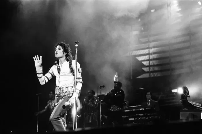 Framed Print : Michael Jackson, Bad Tour 1988, concert at Aintree Racecourse, Aintree, Merseyside Framed Print : Michael Jackson, Bad Tour 1988, concert at Aintree Racecourse, Aintree, Merseyside