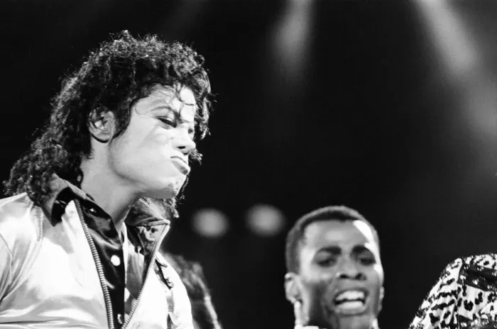 Framed Print : Michael Jackson, Bad Tour 1988, concert at Aintree Racecourse, Aintree, Merseyside Framed Print : Michael Jackson, Bad Tour 1988, concert at Aintree Racecourse, Aintree, Merseyside
