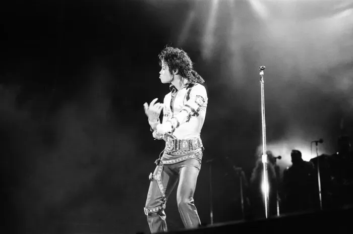 Framed Print : Michael Jackson, Bad Tour 1988, concert at Aintree Racecourse, Aintree, Merseyside Framed Print : Michael Jackson, Bad Tour 1988, concert at Aintree Racecourse, Aintree, Merseyside