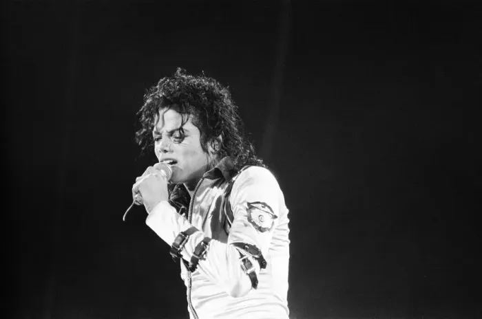 Framed Print : Michael Jackson, Bad Tour 1988, concert at Aintree Racecourse, Aintree, Merseyside Framed Print : Michael Jackson, Bad Tour 1988, concert at Aintree Racecourse, Aintree, Merseyside