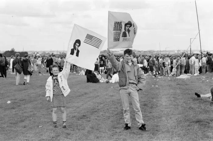 Framed Print : Michael Jackson, Bad Tour 1988, concert at Aintree Racecourse, Aintree, Merseyside Framed Print : Michael Jackson, Bad Tour 1988, concert at Aintree Racecourse, Aintree, Merseyside