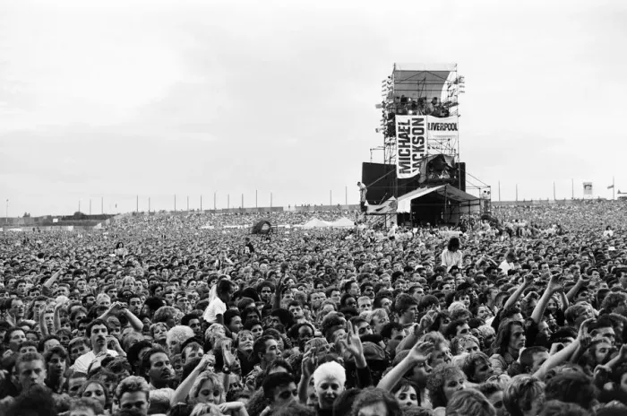 Framed Print : Michael Jackson, Bad Tour 1988, concert at Aintree Racecourse, Aintree, Merseyside Framed Print : Michael Jackson, Bad Tour 1988, concert at Aintree Racecourse, Aintree, Merseyside