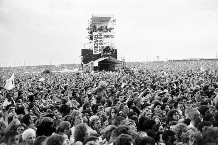 Framed Print : Michael Jackson, Bad Tour 1988, concert at Aintree Racecourse, Aintree, Merseyside Framed Print : Michael Jackson, Bad Tour 1988, concert at Aintree Racecourse, Aintree, Merseyside