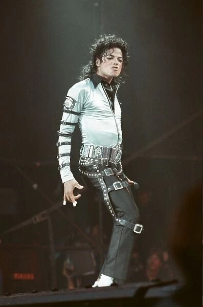 Michael Jackson in concert at Wembley. 15th July 1988
