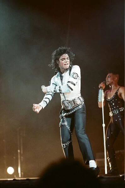 Michael Jackson in concert at Wembley. 22nd July 1988