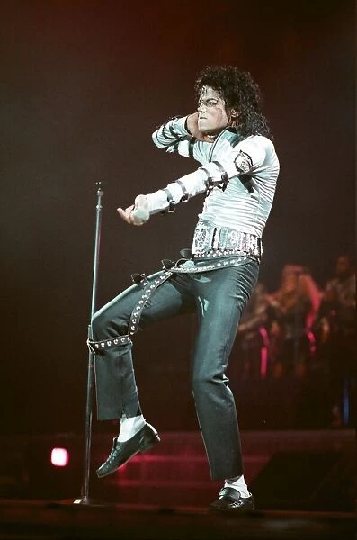 Michael Jackson in concert at Wembley. 22nd July 1988