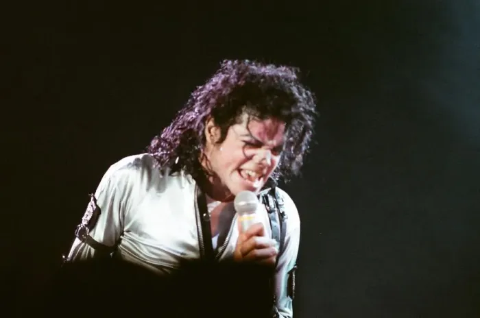 Framed Print : Michael Jackson seen here in concert at Wembley. 26th August 1988