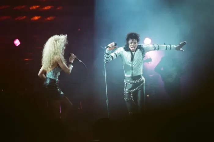 Framed Print : Michael Jackson seen here after perforiming on stage at Wembley during the Bad concert Framed Print : Michael Jackson seen here after perforiming on stage at Wembley during the Bad concert