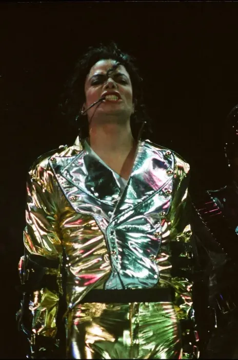 Framed Print : Michael Jackson seen here on stage in Prague. 8th September 1996 Framed Print : Michael Jackson seen here on stage in Prague. 8th September 1996