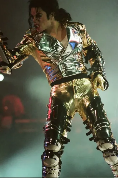 Framed Print : Michael Jackson seen here on stage in Prague. 8th September 1996 Framed Print : Michael Jackson seen here on stage in Prague. 8th September 1996