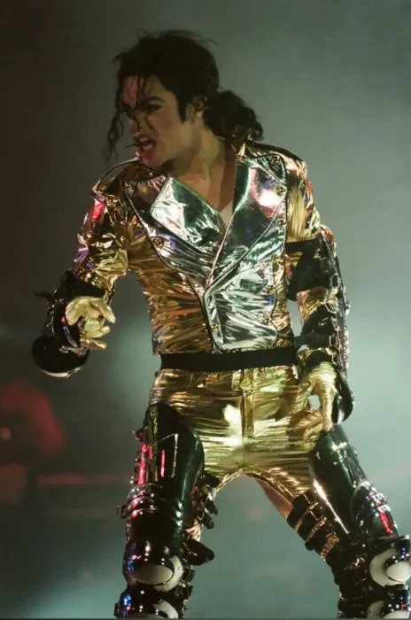 Framed Print : Michael Jackson seen here on stage in Prague. 8th September 1996 Framed Print : Michael Jackson seen here on stage in Prague. 8th September 1996