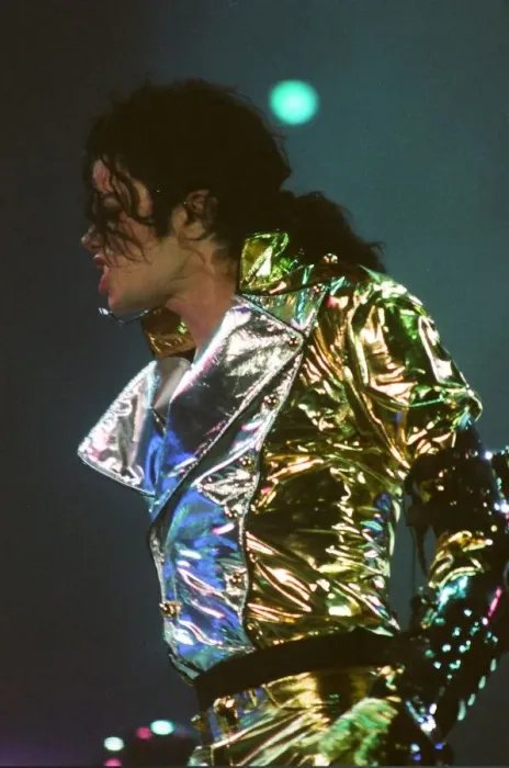 Framed Print : Michael Jackson seen here on stage in Prague. 8th September 1996