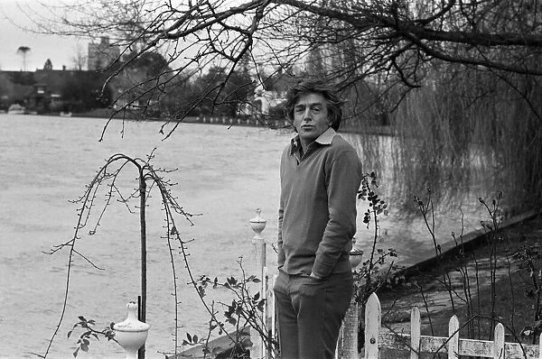 Michael Parkinson at home in Berkshire. 1st March 1978