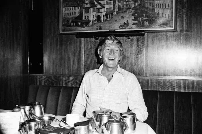 Framed Print : Michael Parkinson pictured in Sydney. 1st June 1982