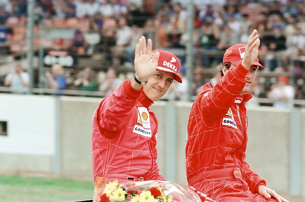 Michael Schumacher at the British Grand Prix, Silverstone Circuit, Silverstone
