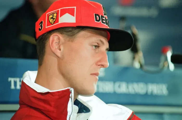 Framed Print : Michael Schumacher of Ferrari, 1998 British Grand Prix, held at the Silverstone Circuit Framed Print : Michael Schumacher of Ferrari, 1998 British Grand Prix, held at the Silverstone Circuit
