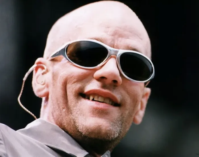 Framed Print : Michael Stipe lead singer pop group REM 1995 Framed Print : Michael Stipe lead singer pop group REM 1995