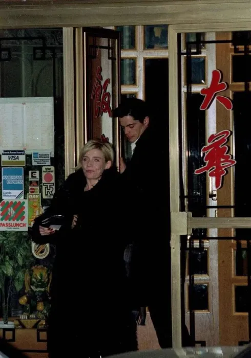 Framed Print : Michelle Collins Actress Cindy Beale in Eastenders is seen here with the boyfriend Framed Print : Michelle Collins Actress Cindy Beale in Eastenders is seen here with the boyfriend