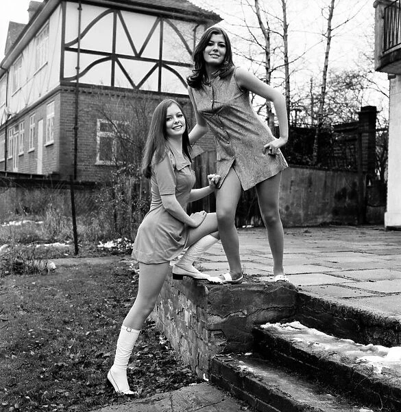 The two Michelle sisters of Chigwell, Essex come into view on the television screens