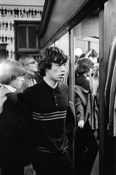 Mick Jagger, Brian Jones and Andrew Loog Oldham on the morning of 4 June 1964 when The