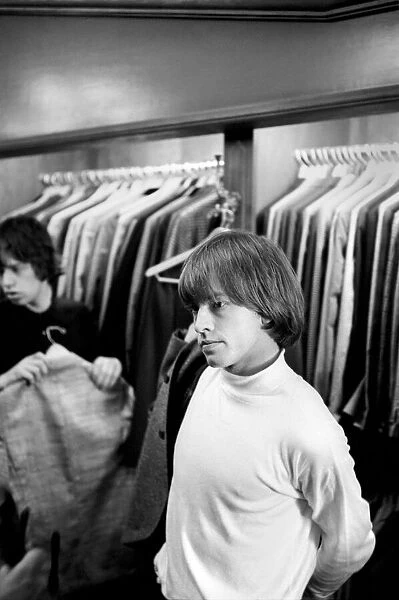 Mick Jagger & Brian Jones on the morning of 4 June 1964 when The Rolling Stones were