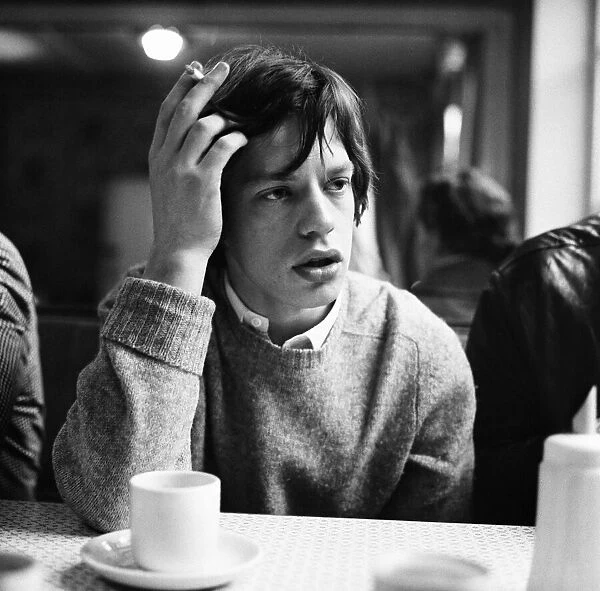 Mick Jagger, lead singer of the Rolling Stones, September 1964