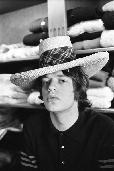 Mick Jagger on the morning of 4 June 1964 when The Rolling Stones were taken shopping by
