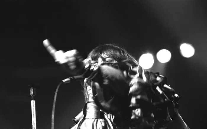 Framed Print : Mick Jagger performing on stage during a Rolling Stones concert at at New Bingley Hall Framed Print : Mick Jagger performing on stage during a Rolling Stones concert at at New Bingley Hall
