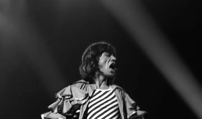 Framed Print : Mick Jagger performing on stage during a Rolling Stones concert at at New Bingley Hall Framed Print : Mick Jagger performing on stage during a Rolling Stones concert at at New Bingley Hall