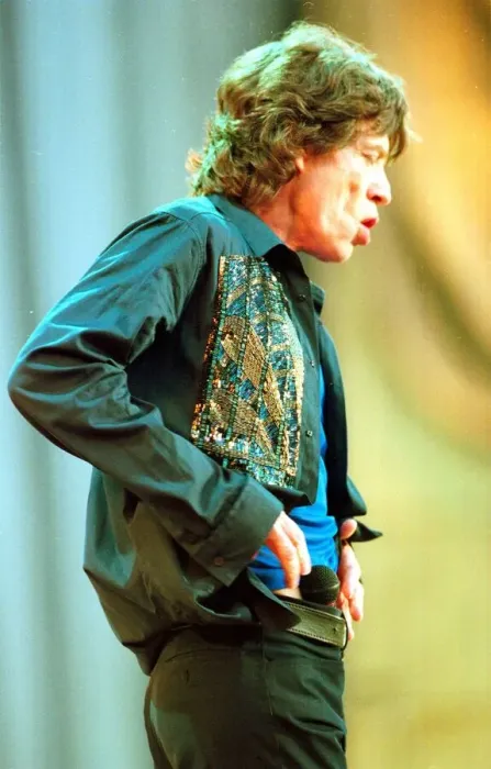 Framed Print : Mick Jagger of The Rolling Stones, performing at Murrayfield Stadium. 4th June 1999 Framed Print : Mick Jagger of The Rolling Stones, performing at Murrayfield Stadium. 4th June 1999
