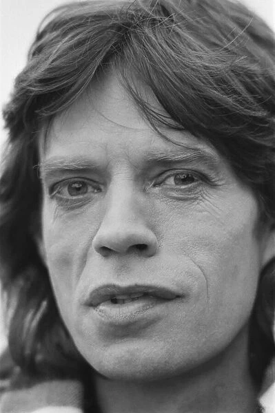 Mick Jagger, singer, songwriter, actor, and lead singer with The Rolling Stones pictured