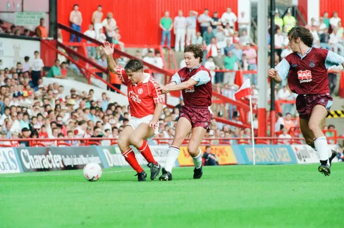 Framed Print : Middlesbrough 0-0 West Ham, Division Two league match at Ayresome Park