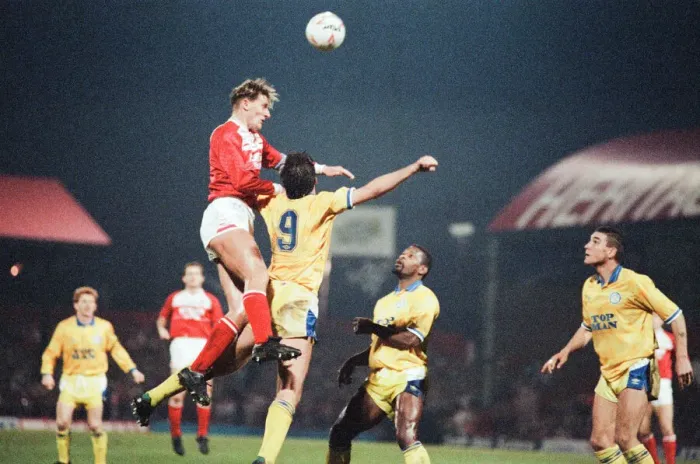 Framed Print : Middlesbrough 0-2 Leeds, Division Two league match at Ayresome Park