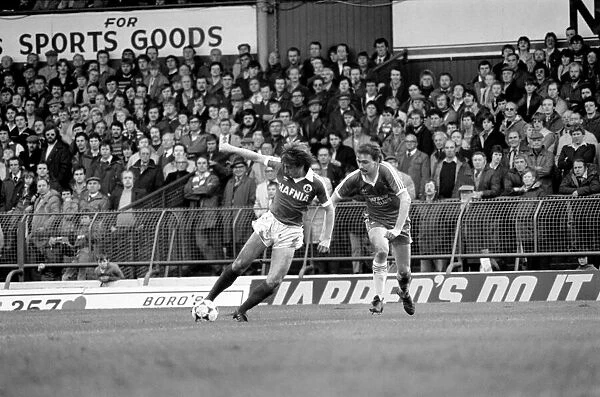 Middlesbrough 0 v. Everton 2. Division 1 Football. October 1981 MF04-08-034