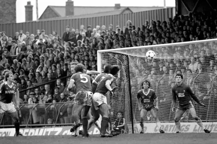 Framed Print : Middlesbrough 0 v. Everton 2. Division 1 Football. October 1981 MF04-08-007