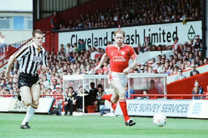 Framed Print : Middlesbrough 1-1 Notts County, League Division Two Play Off 1st Leg match at Ayresome