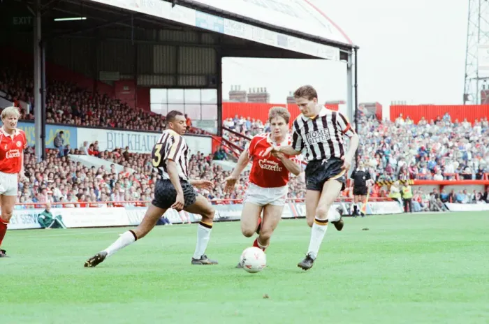 Framed Print : Middlesbrough 1-1 Notts County, League Division Two Play Off 1st Leg match at Ayresome Framed Print : Middlesbrough 1-1 Notts County, League Division Two Play Off 1st Leg match at Ayresome