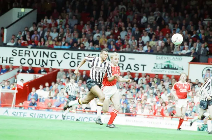 Framed Print : Middlesbrough 1-1 Notts County, League Division Two Play Off 1st Leg match at Ayresome Framed Print : Middlesbrough 1-1 Notts County, League Division Two Play Off 1st Leg match at Ayresome
