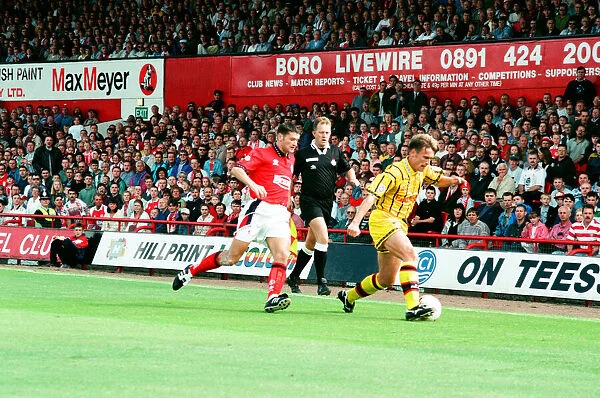 Middlesbrough 2 -0 Burnley Division 1 match held at Ayresome Park. 13th August 1994