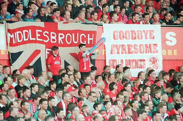 Middlesbrough 2-1 Luton Town, League Division One match at Ayresome Park