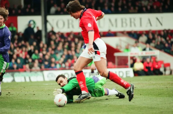 Framed Print : Middlesbrough 3-0 Bristol City, league division one match at Ayresome Park Framed Print : Middlesbrough 3-0 Bristol City, league division one match at Ayresome Park