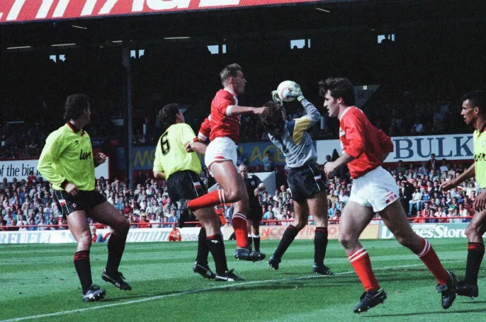 Framed Print : Middlesbrough 3-3 Sheffield United, Division Two league match at Ayresome Park