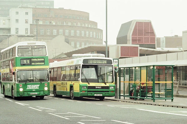 Middlesbrough Bus Station, 17th January 1996