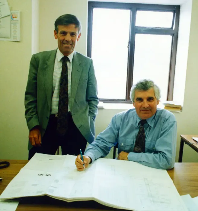 Framed Print : A Middlesbrough firm that exports steelwork all over the world has gained accreditation