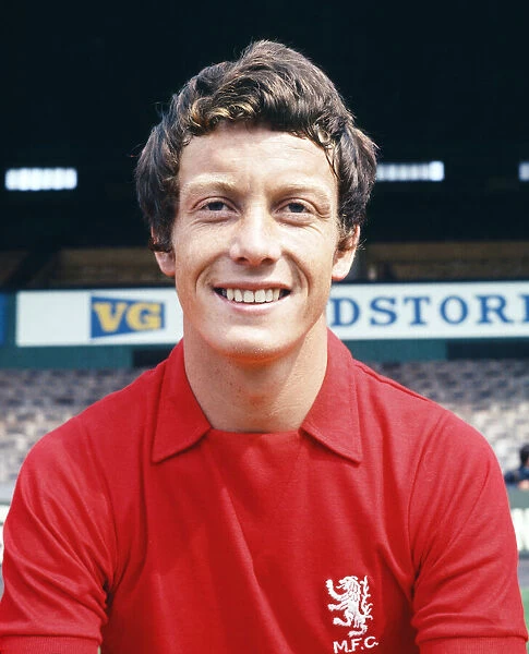 Middlesbrough footballer Willie Maddren. July 1971
