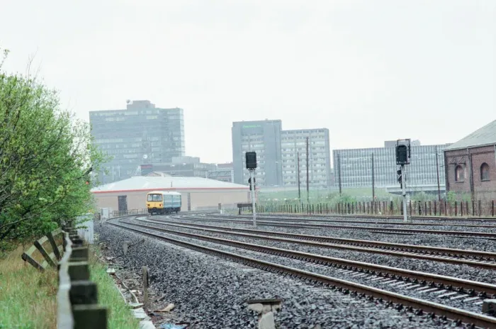 Framed Print : Middlesbrough Railway Lines running next to Cargo Fleet Road, Middlesbrough Framed Print : Middlesbrough Railway Lines running next to Cargo Fleet Road, Middlesbrough
