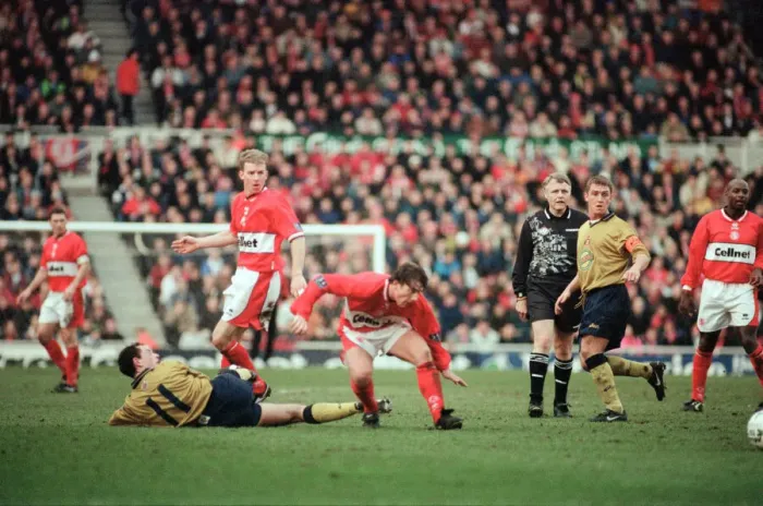 Framed Print : Middlesbrough against Sunderland at The Riverside Stadium, Middlesbrough Framed Print : Middlesbrough against Sunderland at The Riverside Stadium, Middlesbrough