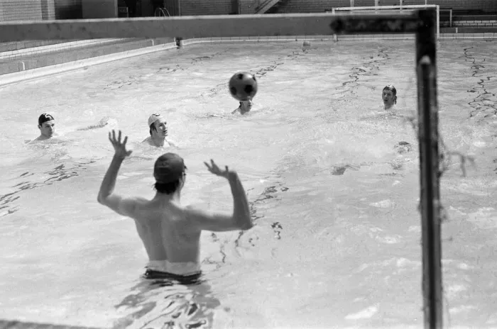 Framed Print : Middlesbrough water polo team. 1972